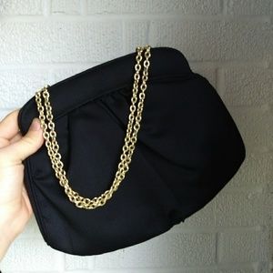 La Regale Black Evening bag VTG handbag